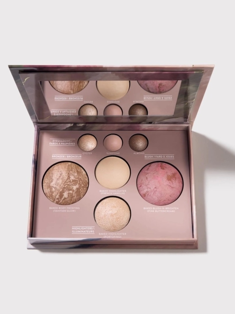 Laura Geller Baked Full Face Basics Palette - Pink Marble Design